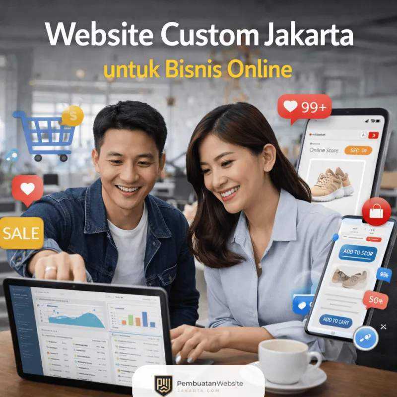 Website Custom Jakarta untuk Bisnis Online